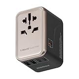 【70W 急速充電】MOMAX 変換プラグ PD 70W GaN 海外用 6台同時充電 3*USB-C PD & 2*USB-A QC &1*ACコンセント 海外コンセント C/BF/O/Aタイプ マルチ変換プラグ 全世界対応 ヨーロッパ/韓国/イギリス/アメリカ/オーストラリアの国に対応