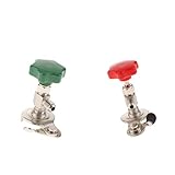 KESOTO ステンレス　オープンバルブ　2個入　ユニバーサル　耐高温　高圧/超低圧