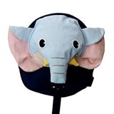Adorable 子ども用バッグ ベビー リュックサック 迷子防止 赤ちゃん おでかけ お散歩 リード付き 大象モチーフ