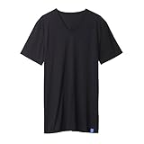 [グンゼ] インナーシャツ クールマジック 天竺 Vネック半袖 MC1815 MC1815 97 NEW ブラック LL