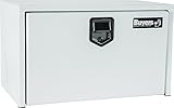 Buyers製品ホワイトスチールツールボックスUnderbody withロータリーパドルラッチ – 24 x 18 x 18 "