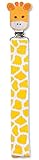 Baby Dumpling Pacifier Clip, Giraffe, Yellow/White by Baby Dumpling
