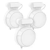 Bangcheer 壁取り付けブラケット TP-Link Deco BE23/BE25/BE3600/BE5000用 メッシュ WiFi 7 システムネットワークと電源コード管理 省スペース TP-Link WiFi 7ルーターウォールマウントブラケット (ホワイト-3パック、ホワイト)