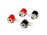 Φ4mmバナナプラグターミナル 4個セット 赤黒各2個/絶縁タイプ