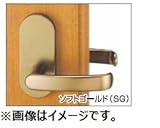 丸喜金属 P1-12 SS7 ソフトシルバー ソフトレバーハンドル 空錠/小判座 1セット