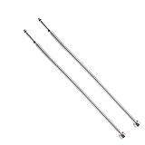 KES i2 1 / 2インチFIP x FIP編組ステンレス製給水ホースメスストレートスレッド、2個( 1ペア) 200-CM シルバー