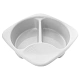 Junior Joy White Plastic Top and Tail Bowl for Baby by Junior Joy