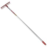 千吉 アルミ柄12本爪レーキ 1350MM