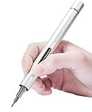 Becemuru 電動ドライバーセット 多機能 精密ドライバー 18種ビット 携帯便利 スマホ PC カメラ メガネなどの家庭用品、事務用品に修理・開腹・分解・修復 DIY作業工具 (シルバー)