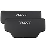 SAWAKAKI トヨタ ヴォクシー 80系 90系 専用 キックガード シート バック レザーマット 座席後部 シートバックプロテクター 内装 汚れ防止 ロゴ付き