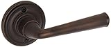Baldwin HDFEDLTRR112 Reserve Half Dummy Federal with Traditional Round Rose, Aged Bronze Finish, Lef
