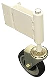 Spring Loaded Gate Caster Swivel Wheel LEFT SWING - Adjust-A-Gate Hard Rubber Swivel Gate Wheel with