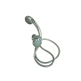 Everflow Industrial Supply R660013Z Fixed and Hand Held Adjustable 5 Function Shower Head, Brushed N