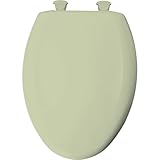 Bemis 7M1201SLOW 006 Slow Close Sta-Tite Elongated Closed Front Toilet Seat, Bone by Bemis