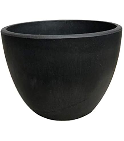 Amazon.co.jp: BLACK PLASTIC POT【BOWL】ボウルタイプ 黒 プラ鉢 厚口
