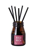 ジョンズブレンド ディフューザー ローズムスク 約1.5ヶ月分 50mL リードディフューザー ミニ ルームフレグランス デスク 寝室 芳香剤 父の日 父の日プレゼント