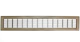 4" x 30" - Heavy Duty Floor Grille - Fixed Blades - Brown [並行輸入品]