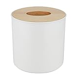 merssavoヴィンテージロールトイレットペーパーホルダー、ティッシュホルダーストレージボックスホームオフィス用紙ディスペンサーコンテナドラムBarrels