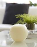 パックの4 SimpluxラウンドNeutral Toned LED Candle with Moving Flame 6 "