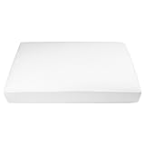 My Blankee Organic Cotton Jersey Knit Crib Sheet -White 28x52x9 drop