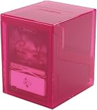 GameGenic Deck Box: Bastion XL Pink (100ct) – Durable and Sturdy TCG, OCG Card Storage – Compatible with Pokemon Yugioh Commander and MTG Magic: The Gathering Cards