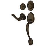 Ultra Hardware 42065 Lexington Entry and Single Cylinder Deadbolt, Satin Nickel Kw1 [並行輸入品]