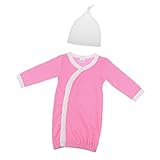 SONONIA 　全2色4サイズ　ユニセックス　ベビー　ハット　長袖　スリーピングバッグ　寝袋 - ピンク, 100cm