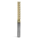Amana Tool 46309 Solid Carbide ZrN Coated Honeycomb Hogger 3/8 Dia x 2 Cut Height x 3/8 Shank x 4 In