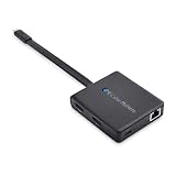 Cable Matters 8K USB C ハブ USB C HDMI 変換アダプター デュアルHDMI 4K 60Hz USB 2.0 480Mbpsイーサネット 100W PD搭載 Thunderbolt 4/USB4/Thunderbolt 3対応 Windows用 ブラック
