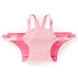 どこでもサポート赤ちゃん安心チェアベルト　ポルカドット・ピンク　B2600100　日本製