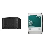 Synology NAS 5ベイ DiskStation DS1522+ & Synology HDD 12TB HAT3310-12Tx5台