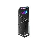 ASUS ROG Strix Arion Lite 外付けポータブル M.2 PCIe NVMe SSDエンクロージャ。USB 3.2 Gen 2 Type-Cケーブルで最大10Gbpsの転送速度。ESD-S1C。