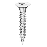 【1000本入】 ラッパ型 逆ネジ 接合金具 【3.5×22mm】 スチール製 〔建築 工事 工具〕