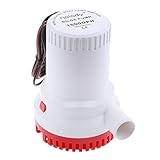 B Baosity マリン　ボート　電気　RV用　ビルジポンプ　24V　1500GPH　水中　バイパスポンプ　