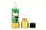 Q-BAIHE 650MD-100 650nmの1mWの赤色レーザーダイオードモジュールDIY用/レンズとレンズホルダーワットクラス2