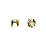 C&C Metal Products 1012 Ringlet Nailhead, Size-30, Solid Brass, Gold Finish Gold, 300-Pack [並行輸入品]