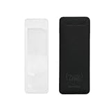 フレネルレンズ（カード型ルーペ）ケース付 ロングサイズ【ブラック】 GZ124-BK