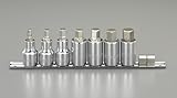 エスコ 1/2"sq[Hex]ビットソケットセット(インチ) EA687CM-150