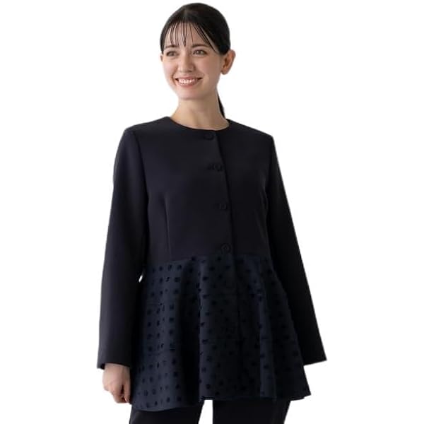 SONO NAVY ティアードペプラムジャケット Amazon | [ソーノ] ジャケット NAVY-MumMumダブルクロス
