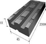 Pyramid　樹脂製通期胴縁　DT45 25本入り