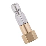 B Baosity 全7サイズ　圧力ワッシャー　スイベル　ホースカップリング 真鍮 クイックコネクタ - A：15mm F - 18mm M