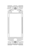 Leviton Renuアダプターリングを、任意のデバイスにフィットするようにDecora Renu Wallplate REA00-WW 1