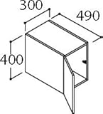 LIXIL(リクシル) INAX ピアラ アッパーキャビネット グロスホワイト ARU-305C/QH2