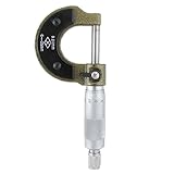 uxcell 内外兼用キャリパー 厚さ測定計 外側マイクロメータ 測定ツールlqblk 0-25mmゲージ