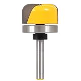 Bestgle6.35 ミリメートル(1/4") シャンク木工カッターフライス彫刻機鍵穴カッター丸底ナイフ木工ツール 丸底電気木材 木工ルータービット cnc 超硬彫刻機ナイフ
