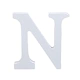 Freedi木製アルファベット文字Plaque壁ホームオフィスウェディングパーティー子供部屋装飾ホワイト M E171428IDZ9Y6
