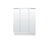 LIXIL INAX （リクシル イナックス） K1シリーズ ミラーキャビネット三面鏡全収納タイプ （LED） MK1X2-753TXJU 生活用品 インテリア 雑貨 バス用品 入浴剤 ミラー 鏡 t