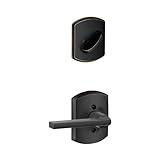 Schlage Lock Company F59LAT716GRW Latitude Lever Single Cylinder Interior Pack with Decorative, Aged