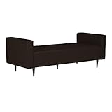 arne ベンチ ソファ 背もたれ無し ベンチチェアー 長椅子 イス 肘付き 腰掛け ダイニング リビング 合皮レザー Baggy DA 3×6 ダークブラウン