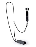 [project-cb] Pocket3ストラップ スマホストラップ ハンドストラップ ストラップホルダー 斜めがけ 首掛け DJI (ブラック-B)